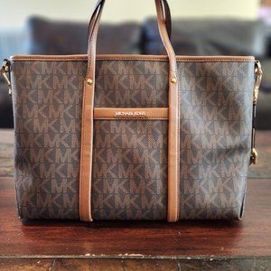 Michael Kors Brown Signature Crossbody or Shoulder bag